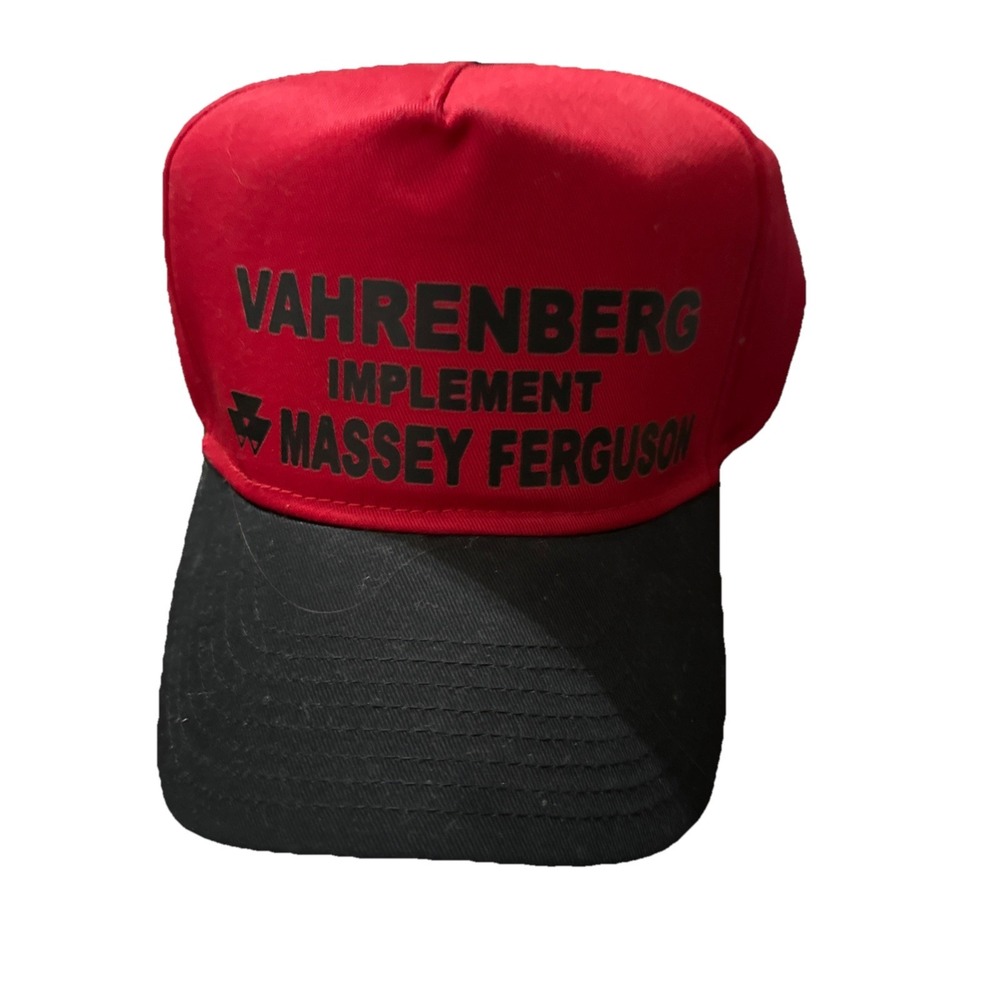 Vahrenberg Implement Co Ball Cap Hat‎ Adjustable  Back  Baseball Massey Ferguson